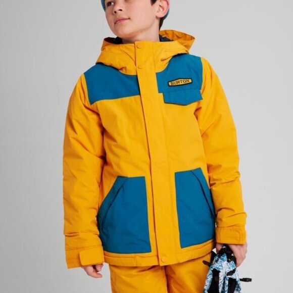 NEW Burton Jacket Youth Boys Small and Large Cadmium Yellow Dugout Snowb… - Picture 9 of 9
